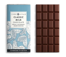 a bar of classic, milk chocolate